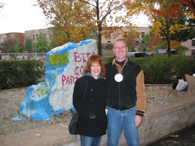 Beth Anne and Brad at The Rock