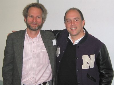 Professor Craig Bina and Ben Slivka