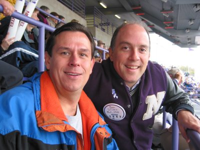 Bill Kormany and Ben Slivka at Ryan Field